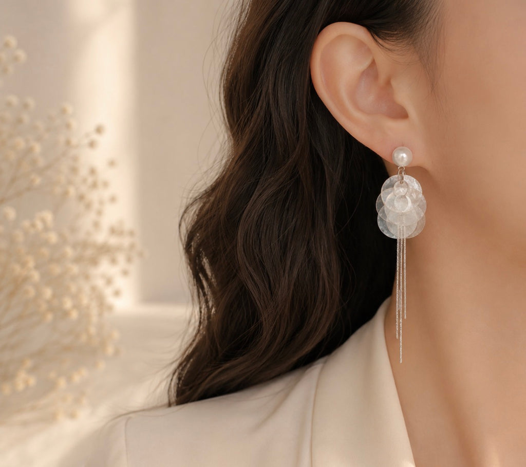 Soft Rain Drop Earrings