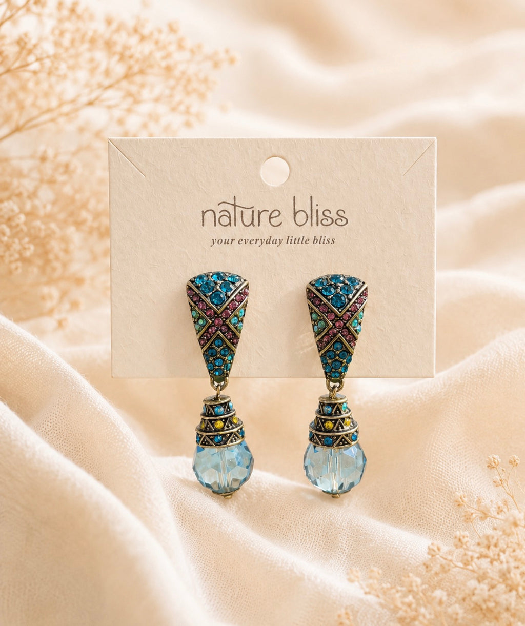 Vintage Ocean Drop Earrings