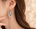 Golden/ Silver Fringe Drop Earrings