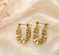 Golden/ Silver Bead Chain Earrings