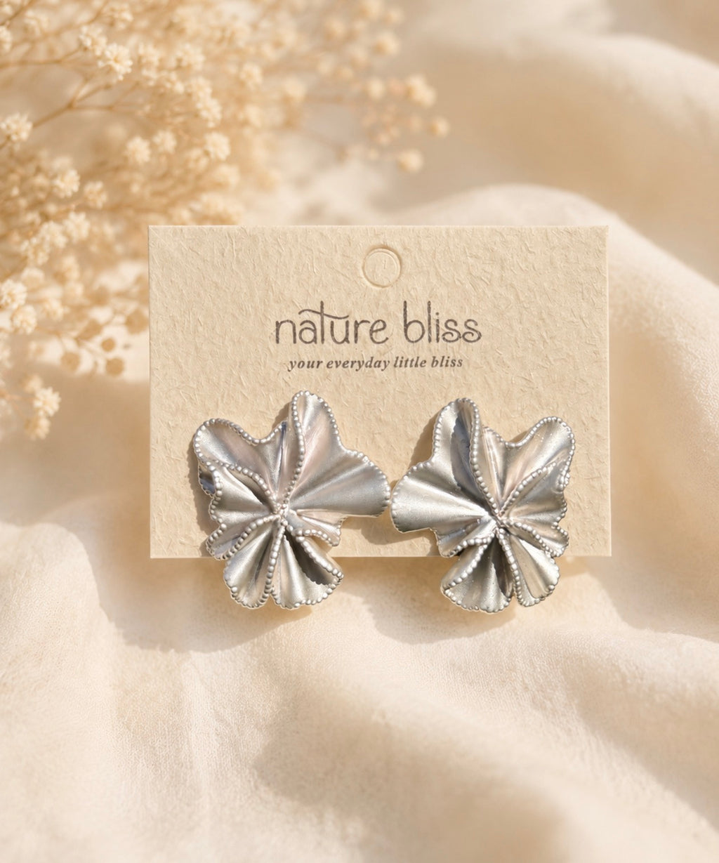 Abstract Petal Stud Earrings