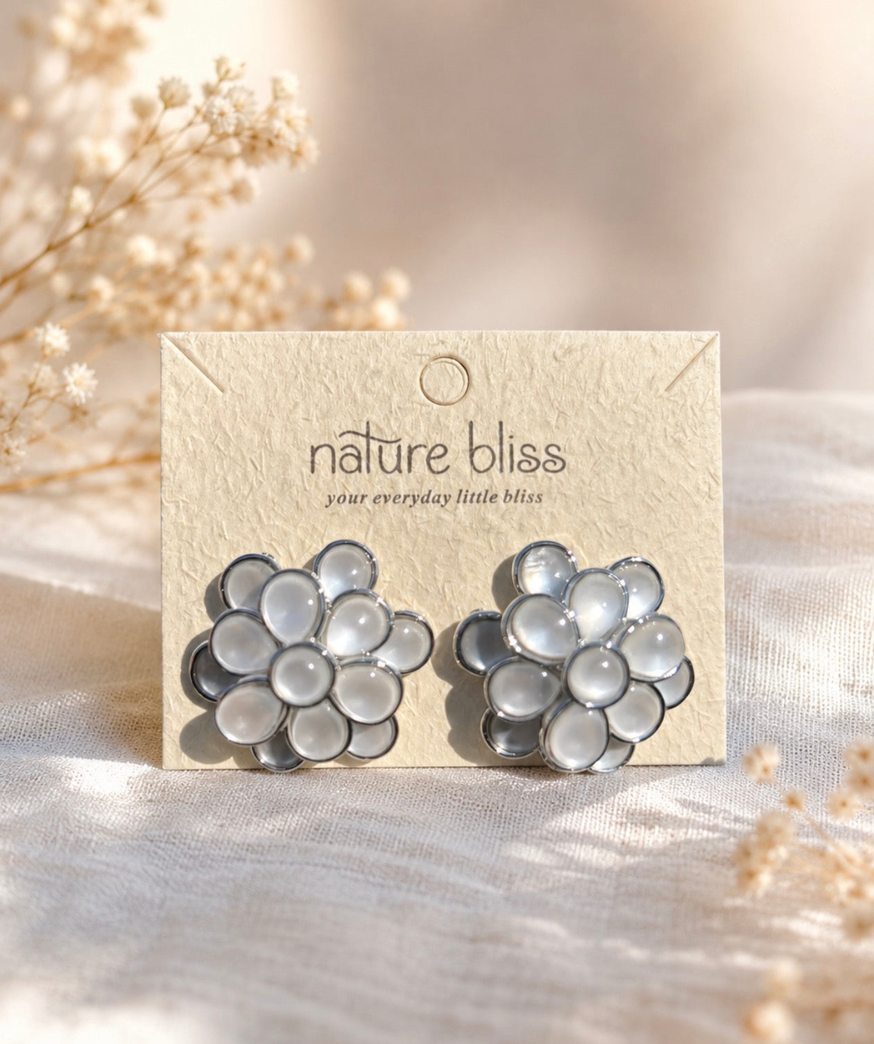 Moonlight Pearl Cluster Earrings