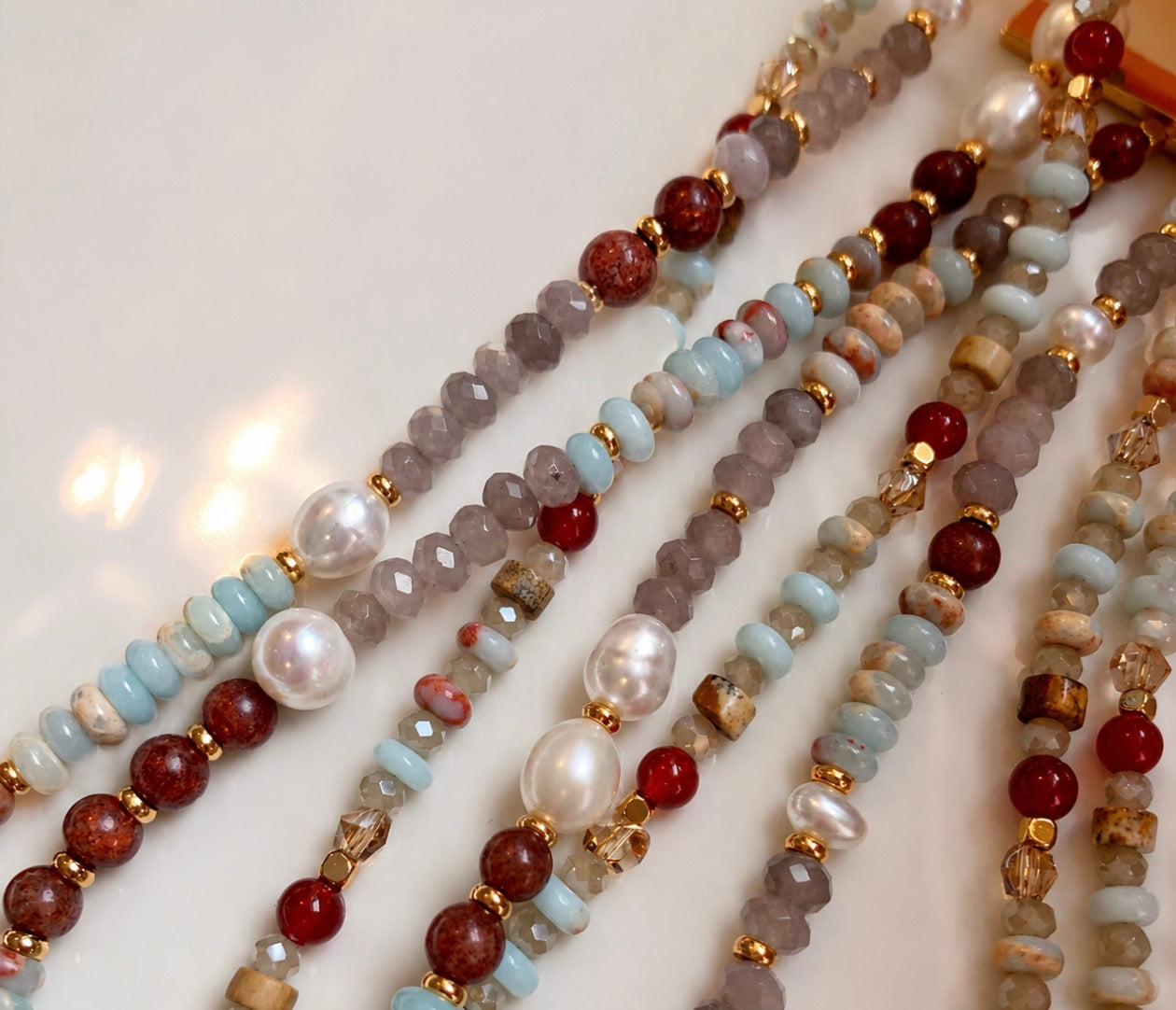 Meadow Bloom Beaded Necklace
