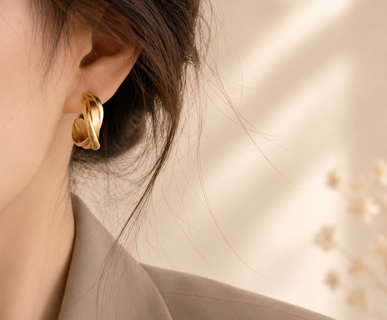 Classic Gold Hoop Earrings