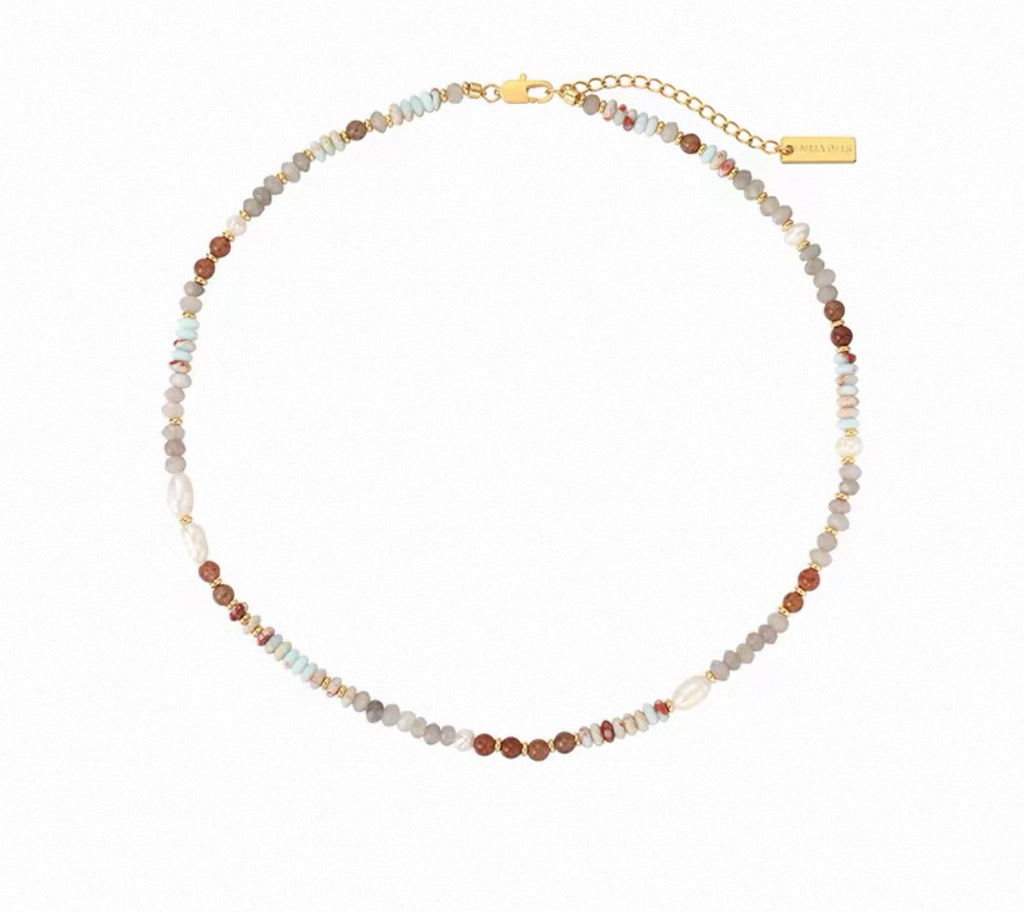 Meadow Bloom Beaded Necklace