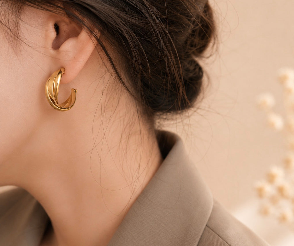 Classic Gold Hoop Earrings