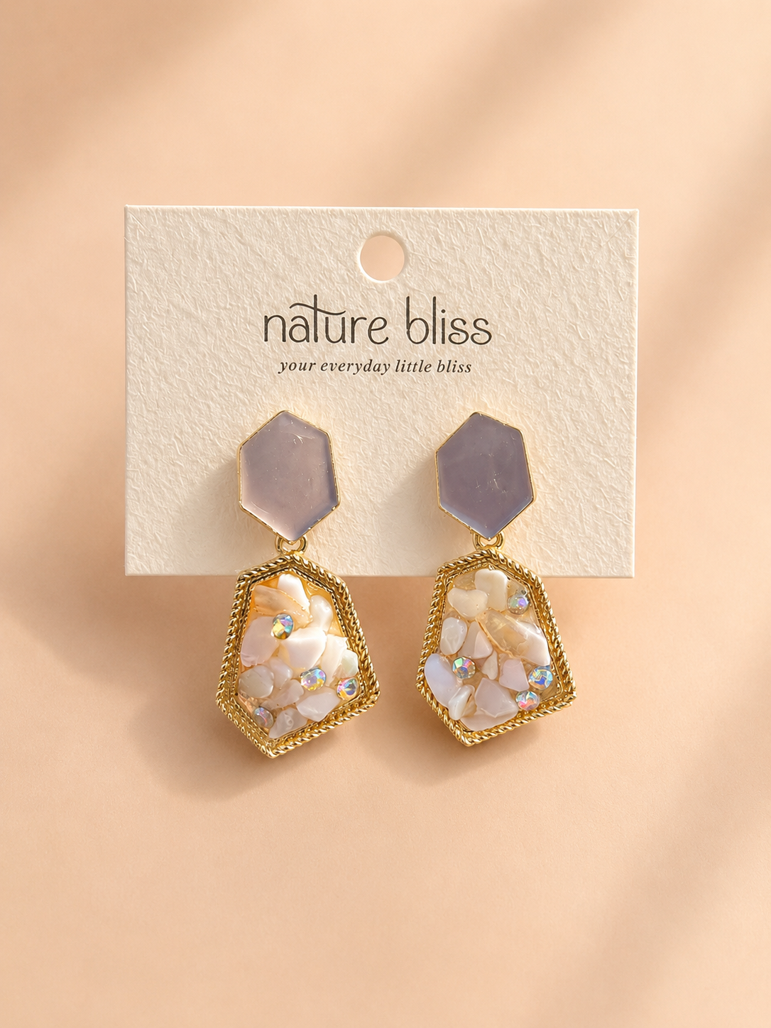 Emerald/ Ivory Garden Drop Earrings